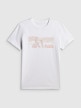 mini: Męski t-shirt z nadrukiem 4F 4FWSS26TTSHM3035 - biały (5)