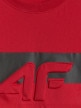 mini: Męski t-shirt z nadrukiem 4F 4FWSS26TTSHM3325 - czerwony (8)