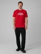 mini: Męski t-shirt z nadrukiem 4F 4FWSS26TTSHM3326 - czerwony (5)