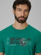 mini: Męski t-shirt z nadrukiem 4F 4FWSS26TTSHM3331 - zielony (3)