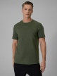  4F Męski tshirt z nadrukiem 4F 4FWSS26TTSHM3332  khaki Khaki