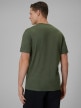 mini: Męski t-shirt z nadrukiem 4F 4FWSS26TTSHM3332 - khaki (4)