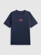 mini: Męski t-shirt z nadrukiem 4F 4FWSS26TTSHM3334 - granatowy (5)