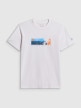 mini: Męski t-shirt z nadrukiem 4F 4FWSS26TTSHM3335 - limonkowy (5)