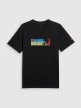 mini: Męski t-shirt z nadrukiem 4F 4FWSS26TTSHM3335 - czarny (5)