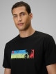 mini: Męski t-shirt z nadrukiem 4F 4FWSS26TTSHM3335 - czarny (3)