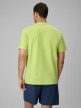 mini: Męski t-shirt z nadrukiem 4F 4FWSS26TTSHM3335 - limonkowy (4)