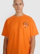 mini: Męski t-shirt z nadrukiem oversize 4F 4FRSS25TTSHM2990 - pomarańczowy (4)