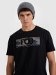 mini: Męski t-shirt z nadrukiem 4F 4FWAW25TTSHM3139 - czarny (4)