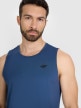 mini: Męski tank top treningowy 4F 4FWAW25TFSLM574 - niebieski (3)