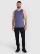 mini: Męski tank top treningowy 4F 4FWAW25TFSLM574 - niebieski (2)
