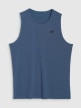 mini: Męski tank top treningowy 4F 4FWAW25TFSLM574 - niebieski (5)