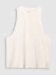 mini: Męski tank top treninowy 4F 4FWAW25TFSLM554 - biały (6)