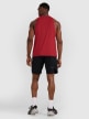 mini: Męski tank top treninowy 4F 4FWAW25TFSLM554 - czerwony (6)