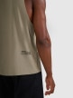 mini: Męski tank top treninowy 4F 4FWAW25TFSLM554 - oliwkowy (5)