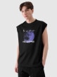 mini: Męski tank top z nadrukiem 4F 4FRSS24TSLEM148 - czarny (1)