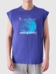 mini: Męski tank top z nadrukiem 4F 4FRSS24TSLEM148 - niebieski (5)
