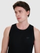 mini: Męski top regular 4F 4FWMM00TSLEM126 - czarny (10)