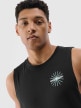 mini: Męski top z nadrukiem 4F 4FRSS24TSLEM212 - czarny (4)