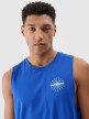 mini: Męski top z nadrukiem 4F 4FRSS24TSLEM212 - niebieski (3)