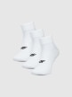 mini: Męskie skarpetki basic (3-pak) 4F 4FWMM00USOCM440 - białe (1)