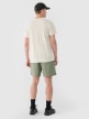 mini: Męskie spodenki casual 4F 4FRSS24TSHOM663 - oliwkowe (4)