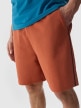 mini: Męskie spodenki dresowe 4F 4FWSS24TSHOM344 - pomarańczowe (2)