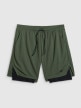 mini: Męskie spodenki treningowe 4F 4FWSS26TFSHM1259 - khaki (9)