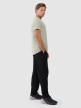 mini: Męskie spodnie casual 4F 4FWSS25TTROM0999 - czarne (3)