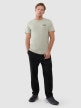 mini: Męskie spodnie casual 4F 4FWSS25TTROM0999 - czarne (1)