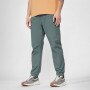 4F Męskie spodnie casual tkaninowe 4F 4FSS22TTROM106 Morska zieleń 2