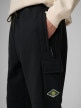 mini: Męskie spodnie dresowe cargo 4F 4FRSS26TTROM1916 - czarne (4)