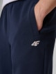 mini: Męskie spodnie dresowe joggery 4F 4FRSS26TTROM1917 - granatowe (4)