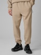 mini: Męskie spodnie dresowe joggery 4F 4FWSS26TTROM1443 - beżowe (2)