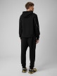 mini: Męskie spodnie dresowe joggery 4F 4FWSS26TTROM1443 - czarne (6)