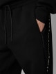 mini: Męskie spodnie dresowe joggery 4F 4FWSS26TTROM1443 - czarne (4)