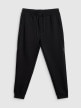 mini: Męskie spodnie dresowe joggery 4F 4FWSS26TTROM1443 - czarne (7)