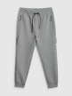 mini: Męskie spodnie dresowe joggery 4F 4FWSS26TTROM1443 - szare (7)