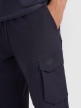 mini: Męskie spodnie treningowe 4F 4FWAW25TFTRM0887 - granatowe (4)
