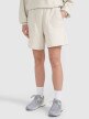 mini: Spodenki dresowe uniseks 4F 4FWSS25TSHOU544 - beżowe (4)