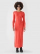 mini: Damska sukienka ołówkowa maxi 4F 4FRAW24TDREF160 - czerwona (7)