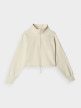 mini: Bluza dresowa nierozpinana damska 4F x Anna Lewandowska 4FALSAW24TSWSF1743 - kremowa (9)