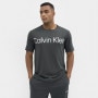 Calvin Klein Męska koszulka treningowa CALVIN KLEIN MEN 00GMS3K102  grafitowa Antracyt