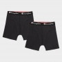 CHAMPION Męskie bokserki (2pack) CHAMPION 2 pk Boxer  czarne Głęboka czerń