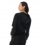 Damska bluza dresowa rozpinana z kapturem Guess Allycia Full Zip Crop - czarna