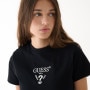 Damski t-shirt z nadrukiem Guess Colette - czarny