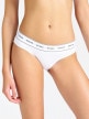 GUESS Damskie figi GUESS CARRIE BRIEF Bialy