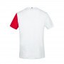 T-shirt z nadrukiem uniseks LE COQ SPORTIF TRI Tee SS N°1 M - biały