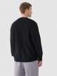 mini: Męska bluza nierozpinana bez kaptura Outhorn OTHWAW24TSWSM1910 - czarna (4)