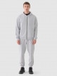 mini: Męska bluza dresowa rozpinana z kapturem Outhorn OTHWAW24TSWSM1696 - szara (5)